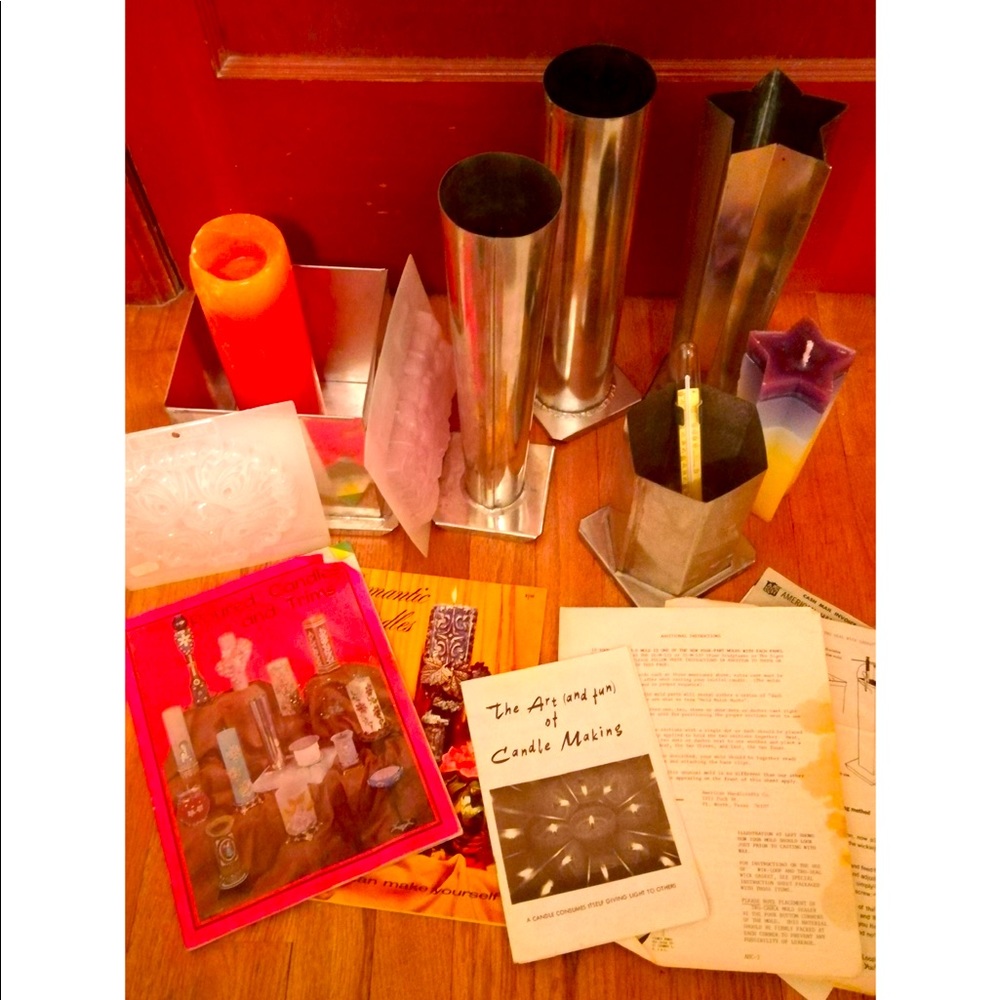 Candle Molds , How to Books and Moore .